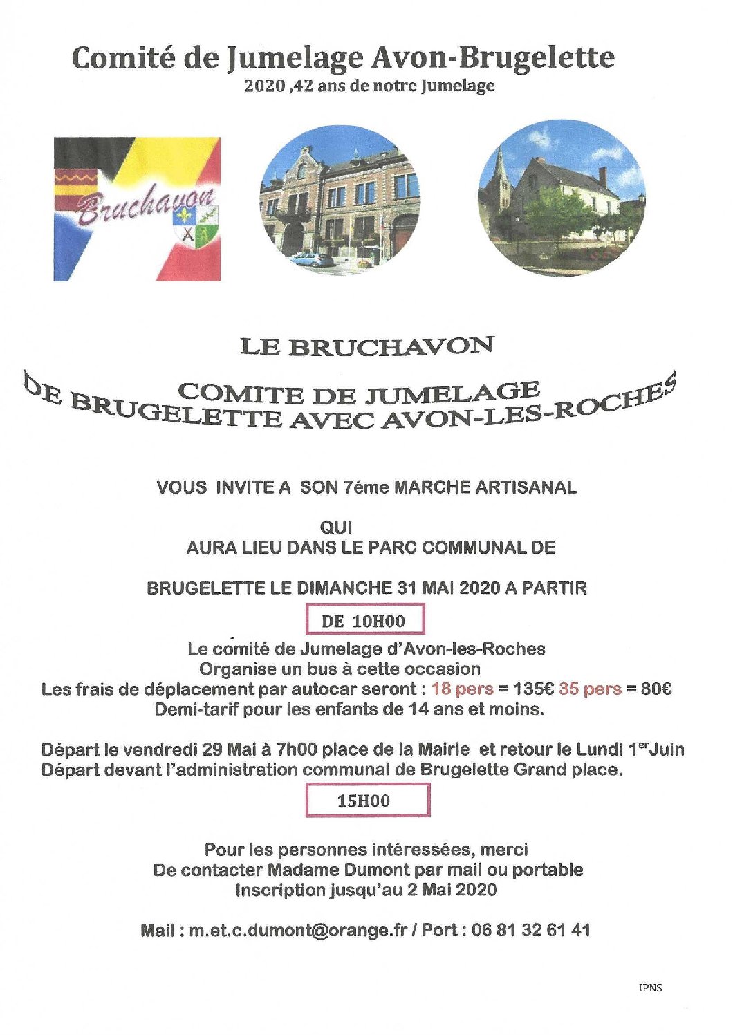 Jumelage Avon-Brugelette