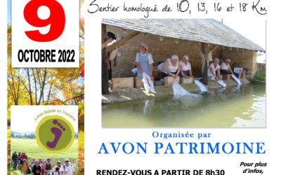 Randonnée des lavoirs le 9 Octobre